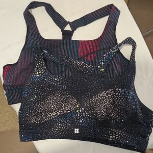 Sweaty Betty Women's Sports Bra Set - Black and Blue